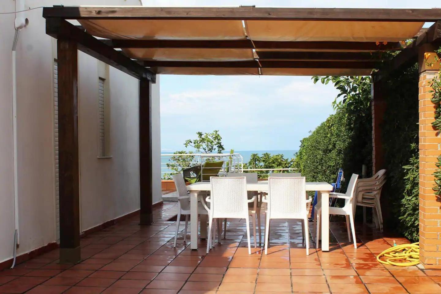 Terrazza Sul Mare Villa Аньоне Бани Екстериор снимка